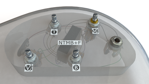 3 Band NTMB Preamp, 4 Pots – HR-2.5AP