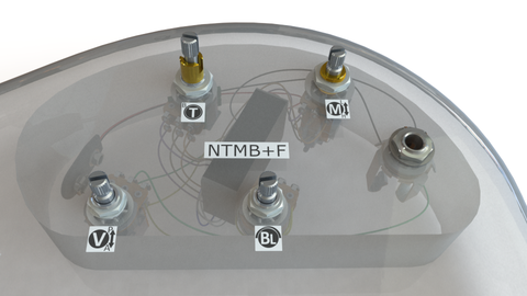 3 Band NTMB Preamp, 4 Pots – HR-4.6AP