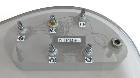3 Band NTMB Preamp, 5 Pots – HR-5.2AP